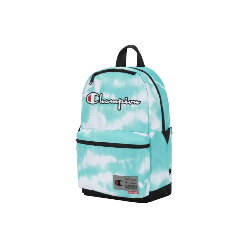 Champion Polyester Backpack Unisex Blue White-1