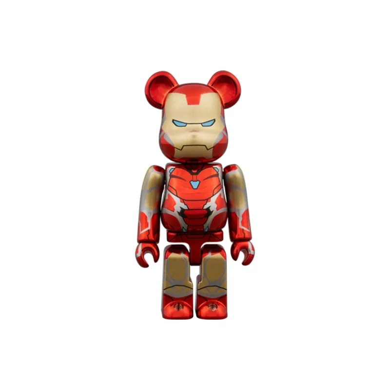 BE@RBRICK Marvel The Infinity Saga Iron Man Mark85 Chorme-1