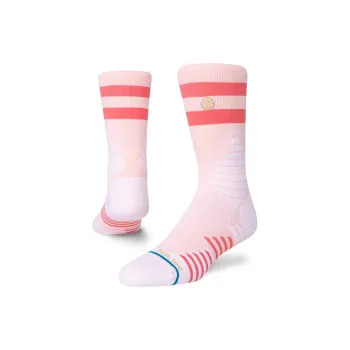Stance Mid-Calf Socks Unisex Cherry Blossom Pink