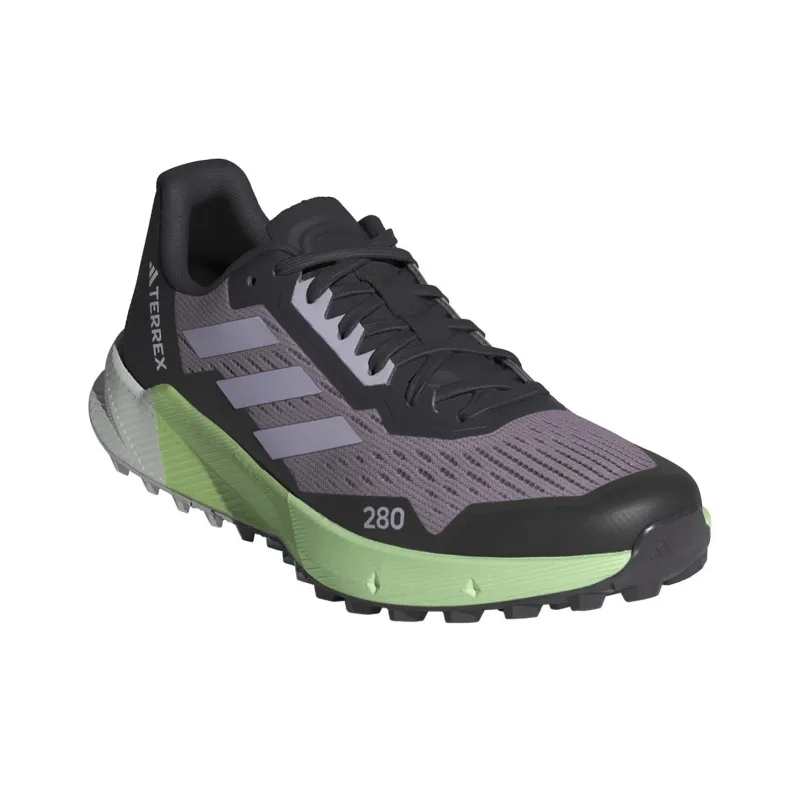 Adidas Terrex Agravic Flow 2.0 Trail Preloved Fig Silver Dawn Semi Green Spark Women's-1