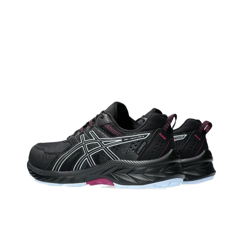 Asics Gel Venture 9 Waterproof Black Light Blue Women's-3