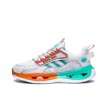 Kinglake Cushioning Slip Resistant Low Top Running Shoes Men's Willow Green Orange