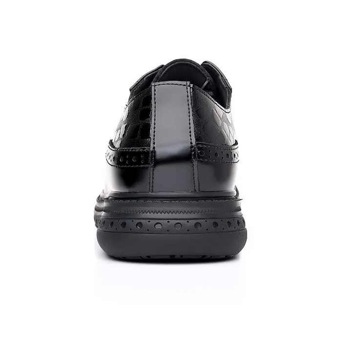 JIETEGONGYANG Casual Shoes Men's Black-3