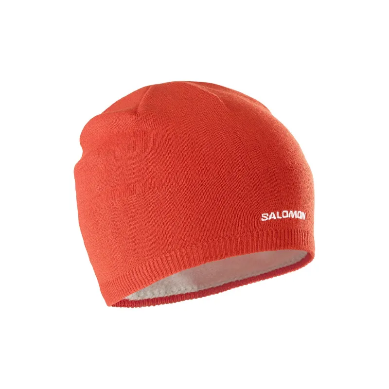 SALOMON Polyester Wool Beanies Women's Red-0