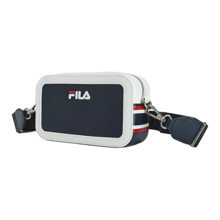 FILA Polyurethane Bonded PU Synthetic Leather Shoulder Bag Crossbody Bag Extra Small Women's Standard White-1