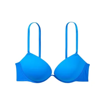 Victoria's Secret PINK 2805 Gathering Style WEAR EVERYWHERE PUSH UP BRA Collection Bra Women's Blue