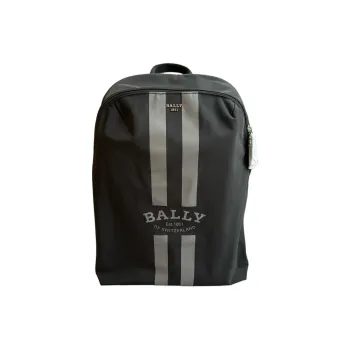 BALLY Nylon Backpack Unisex Black