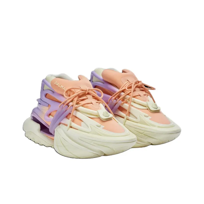 BALMAIN Unicorn Panelled Chunky sole Trainers Women's-2