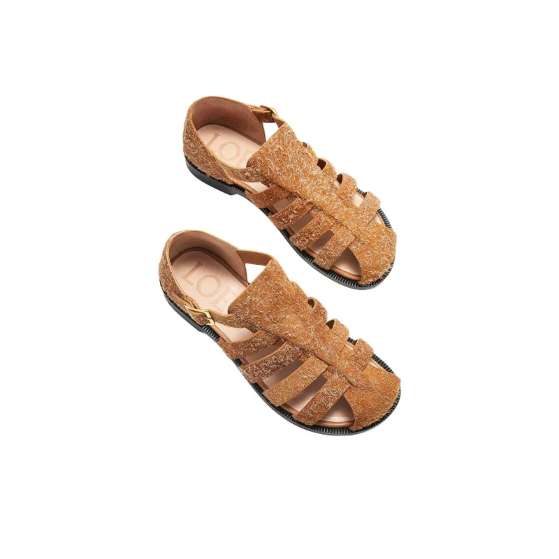 LOEWE Campo Roman Sandals Women's Tan-3