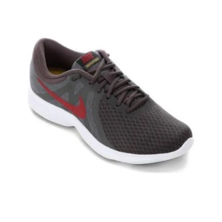 Nike Revolution 4 Grey/Red-1