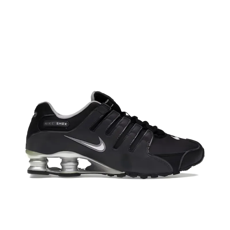 Nike Shox Nz Black Silver-1