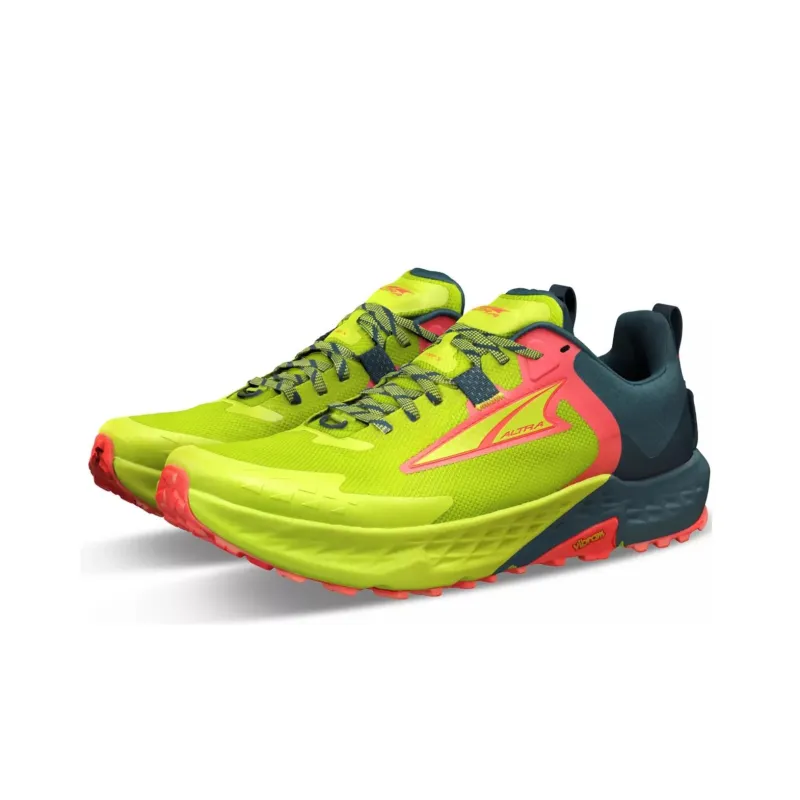 Altra Timp 5 Cushioning Anti Slip And Wear Resistant Low Top Running Shoes Men's Green Red Black-2