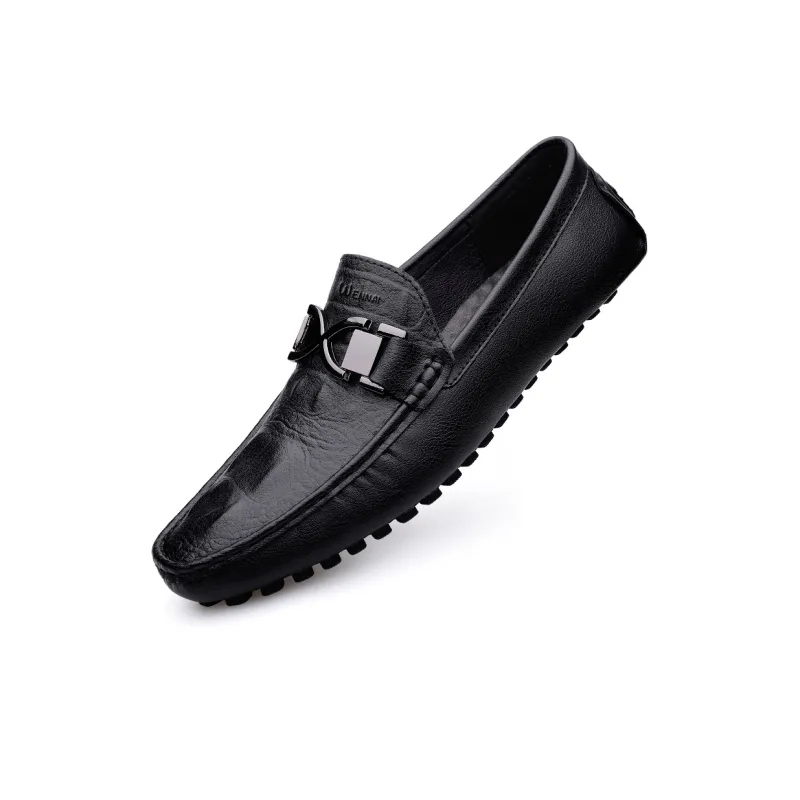 Wen Nai Beanie Shoes Men's Black-2