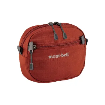 MONTBELL Nylon One Shoulder Crossbody Fanny Pack Regular Unisex Red