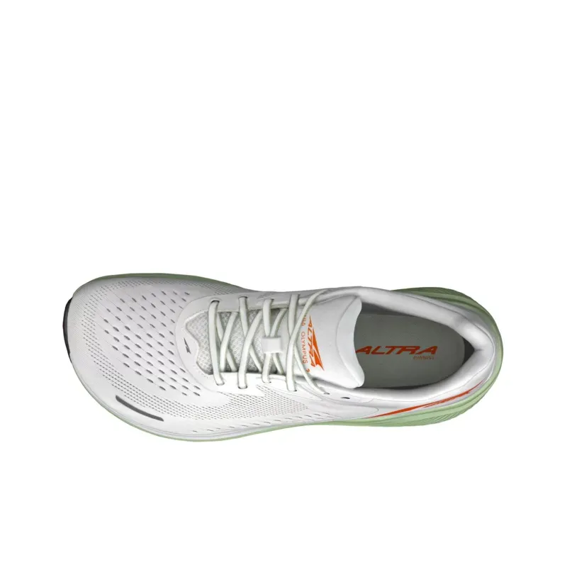 Altra Via Olympus Cushioning Anti Slip And Wear Resistant Low Top Training Running Shoes Men's White Green Red-3