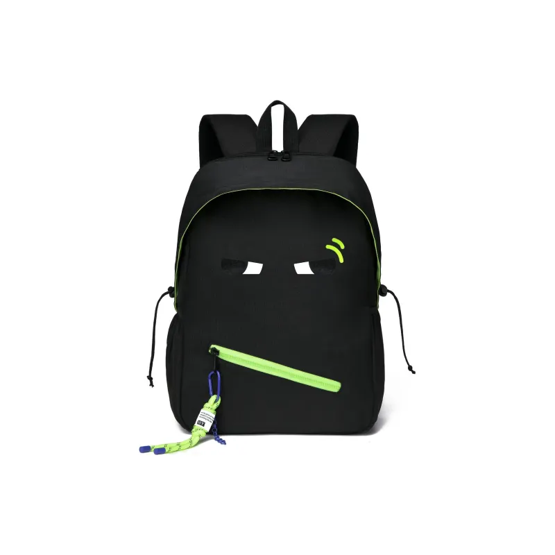 LEXI Waterproof Cloth Backpack Regular Unisex Black-4