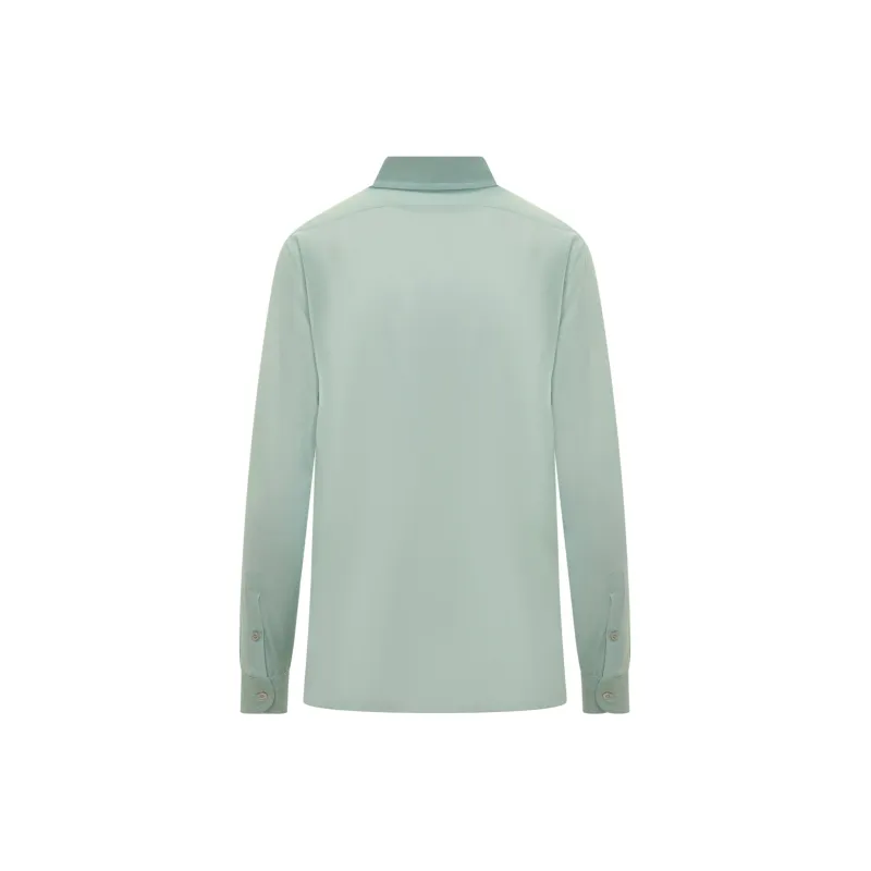 TOM FORD Pleat Detailed Long Sleeved Shirt-1