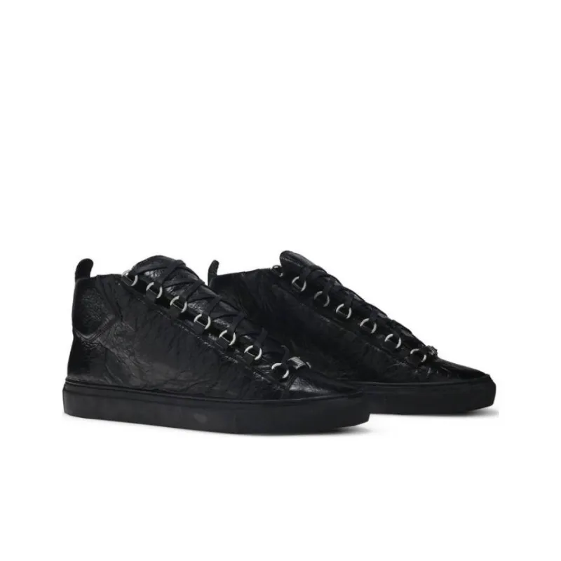 Balenciaga Arena High 'Shiny Black'-2