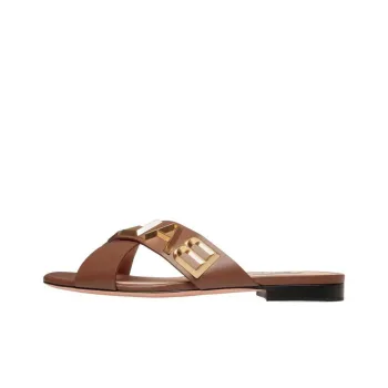 BALLY Larise Flat Leather Sandals
