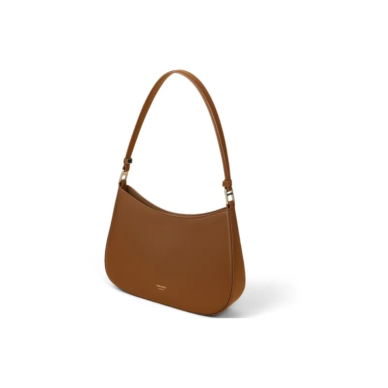Kiss Kitty Synthetic Leather Shoulder Bag Women's Coffee-1