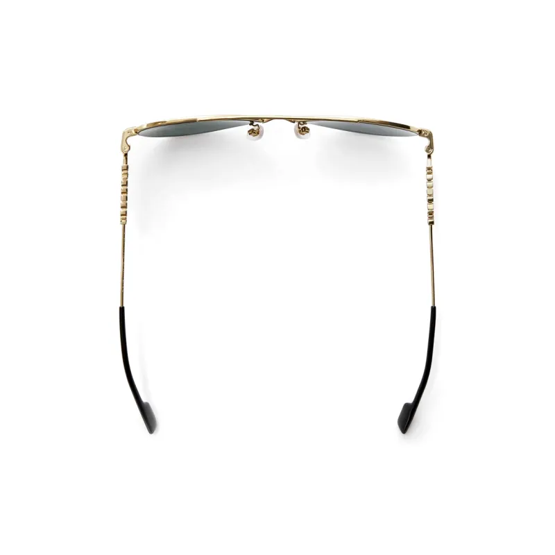 Burberry Pilot-frame Logo-lettering Sunglasses-2