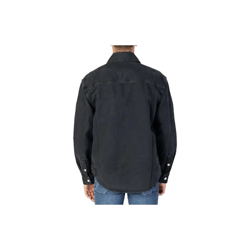 CALVIN KLEIN Denim Jacket Men's Black-3