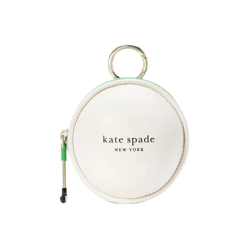 Kate Spade Leather Coin Purse Women's White Multicolor-0