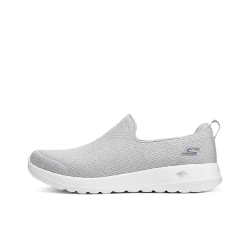 Skechers Cushioned Slip Resistant Low Top Casual Shoes Men's Light Gray-0