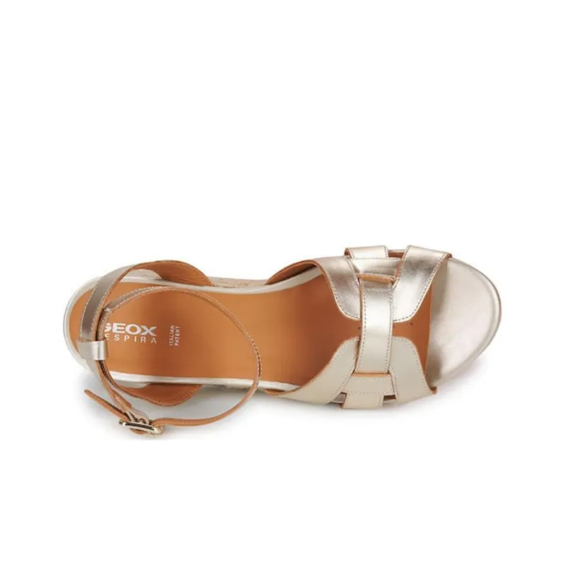 GEOX Strap Sandals Women's Gold-3