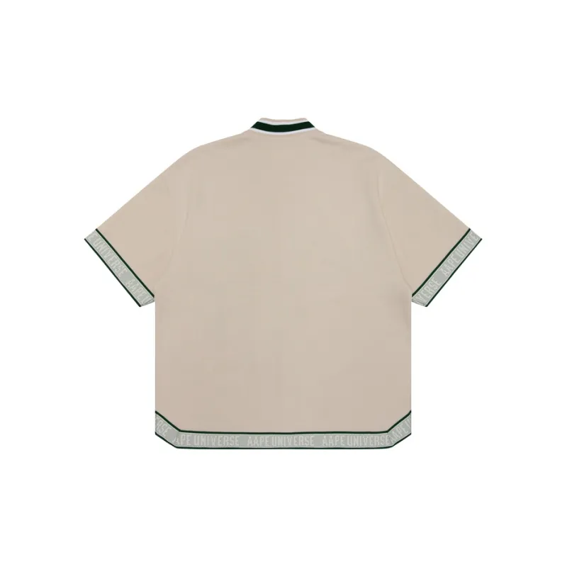 Aape Logo Stripe tipping Shirt-3