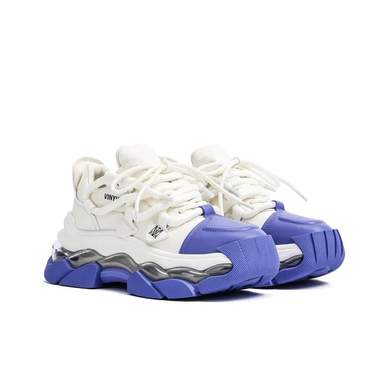 VINYVIOLA Cushioned Wear-Resistant Height Increasing Low-Top Chunky Sneakers Women's-2