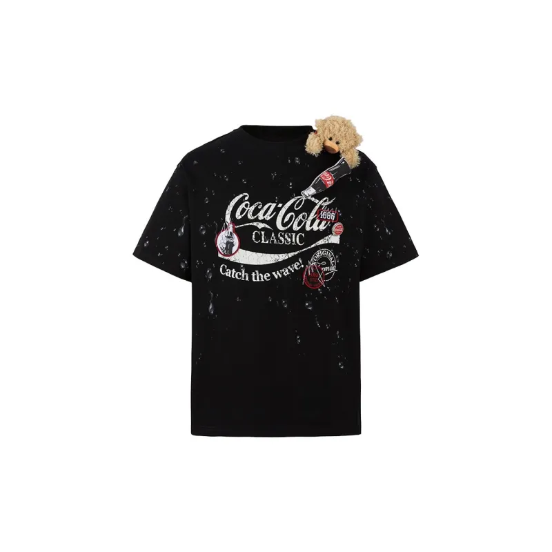 13 DEMARZO Coca Cola Collaboration Collection Drop Shoulder Sleeve T Shirt Unisex-5