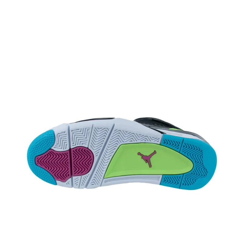 Jordan Fltclb 80s Black/Flash Lime/Gamma Blue/Club Pink-4