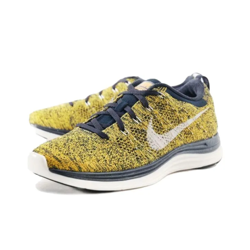 Nike Flyknit Lunar1+ Dark Obsidian Laser Orange Women's-2
