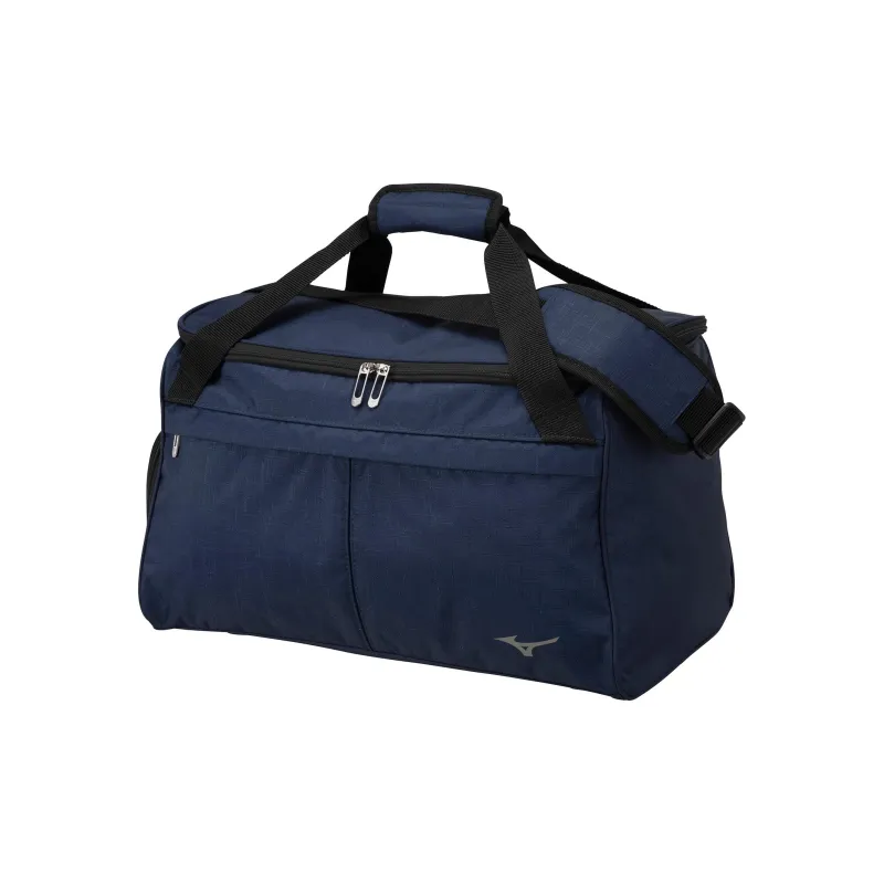 Mizuno Synthetic Fiber Boston Bag Shoulder Bag Crossbody Bag Handbag Unisex Marine Blue-0