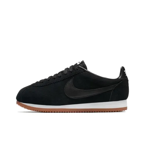 Nike Classic Cortez Suede Black Gum Women's