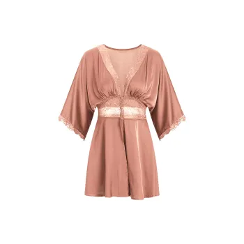 Flowers In Water Sleep Robe Women's Pink