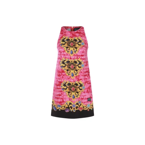 VERSACE JEANS Sleeveless Dress Women's Pink