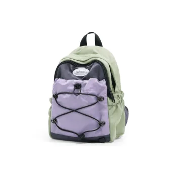 VAOPER Nylon Backpack Small Backpack Backpack Small Size Women's Dark Khaki/Black/Green Purple/Pink Gray