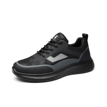 Playboy Playboy Cushioned Wear Resistant Breathable Height Increasing Low Top Casual Shoes Men's Black