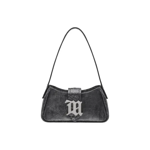 Misbhv Cracked-effect Leather Shoulder Bag