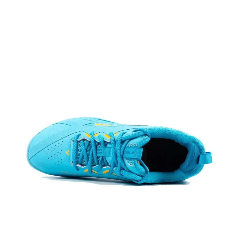VICTOR Anti Slip Wear Resistant Low Top Badminton Shoes Unisex Blue-3