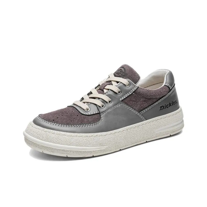 Dickies Wear-resistant And Lightweight Low-Top Skateboard Shoes Men's Gray Purple-0