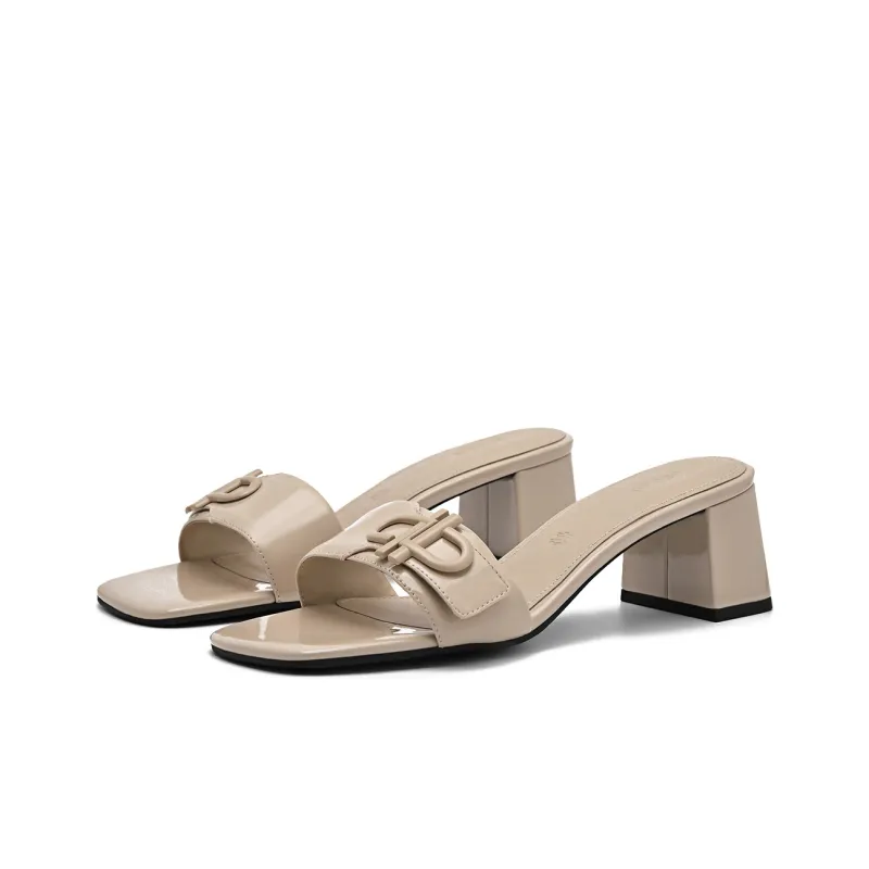 PEDRO Slide Slippers Women's Black/Sand-1