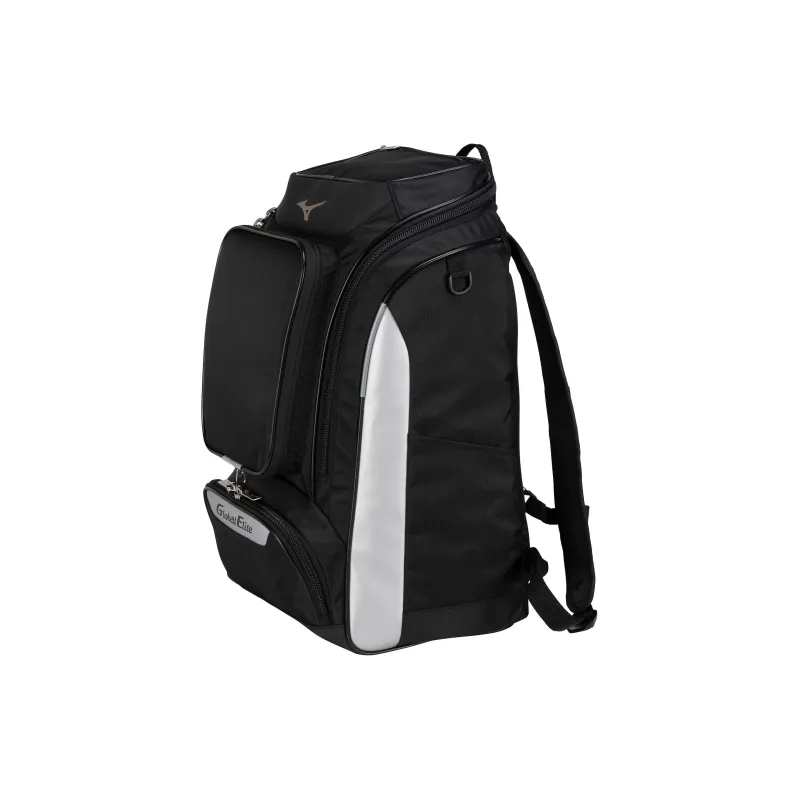 Mizuno Nylon Backpack Unisex Black-1