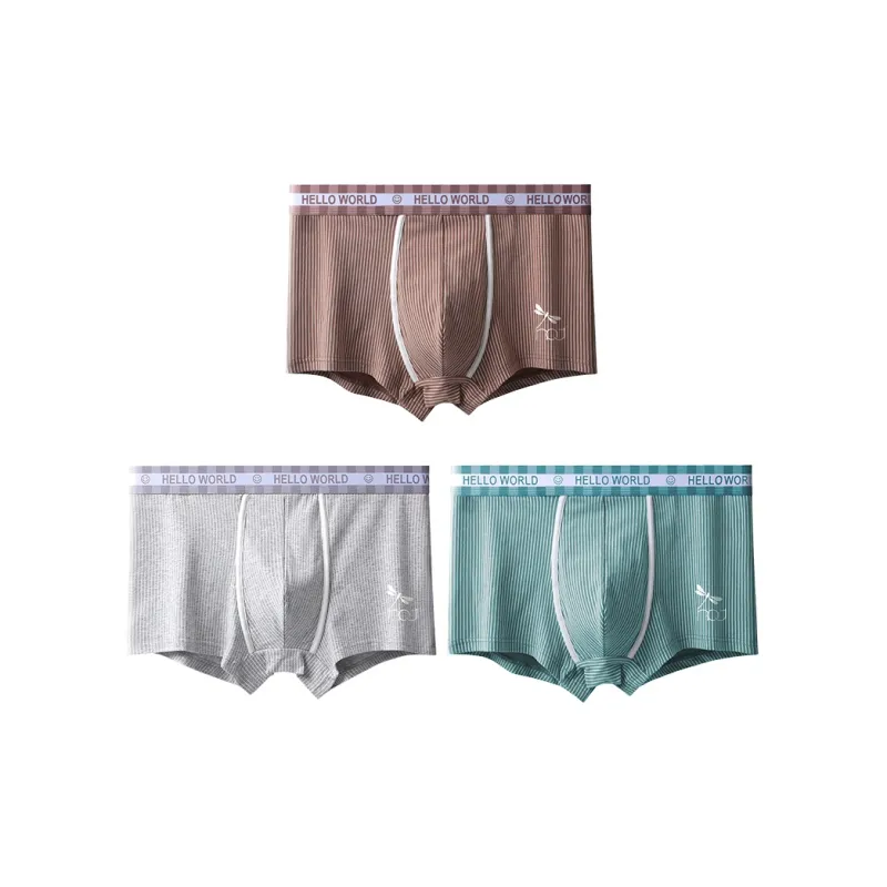 RED DRAGONFLY Cotton Panties Men's 3 Pack Box-10