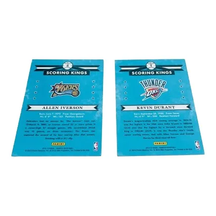 PANINI Allen Iverson Kevin Durant Player Card Product Access Sports Cards 2 Pcs-1