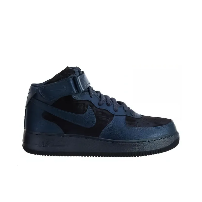 Nike Air Force 1 Mid '07 Prm Metallic Armory Navy Women's-1