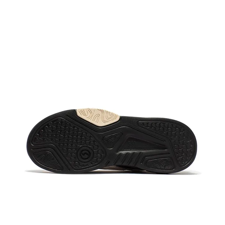 361° Karst Anti Slip Wear Resistant Low Top Casual Shoes Women's Beige Black-4