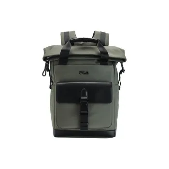 FILA Fabric Backpack Regular Men's Army Green Gray/Jet Black